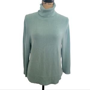 Medium Evie mint green long sleeve turtleneck